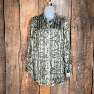 H&M x Richard Adler Long Sleeved Blouse - Size 6 - NWT